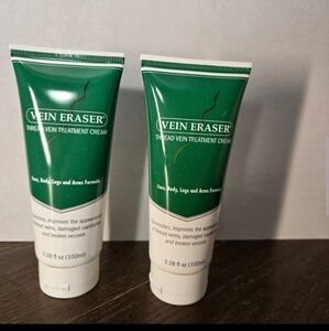 Vein eraser thread vein treatment 2 x 3.38 oz bottles cream varicose spider vein